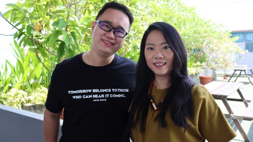 MrDason Goh (CEO) and Ms. Fanny See (COO), co-founders of Detrack