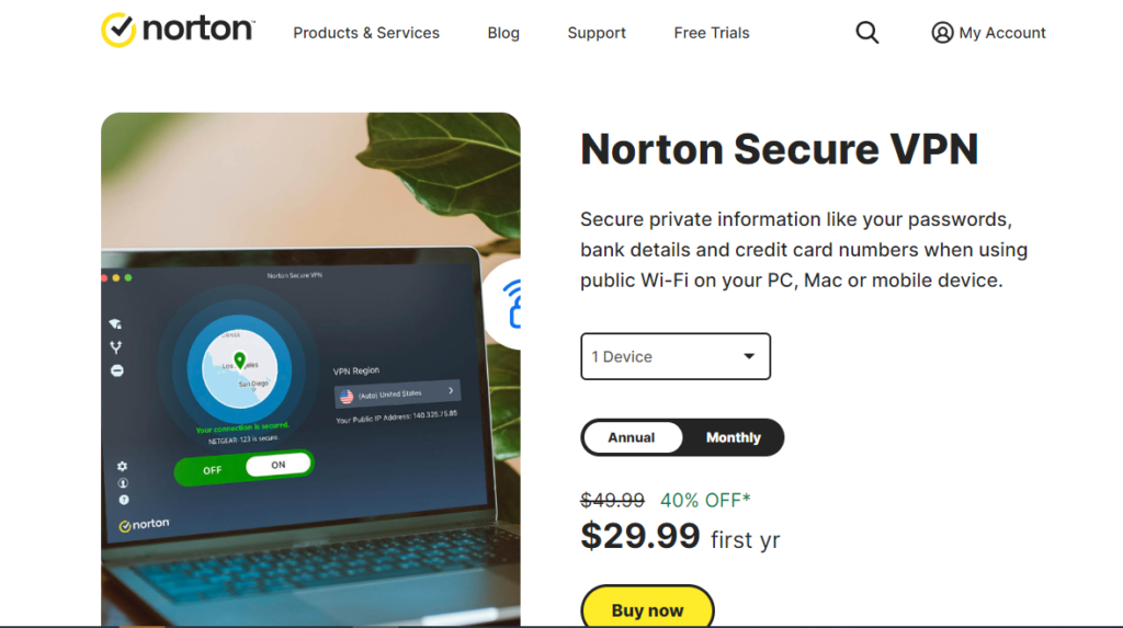 Norton secure VPN
