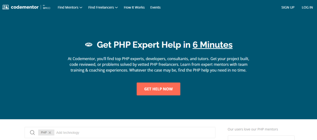 Experts in PHP