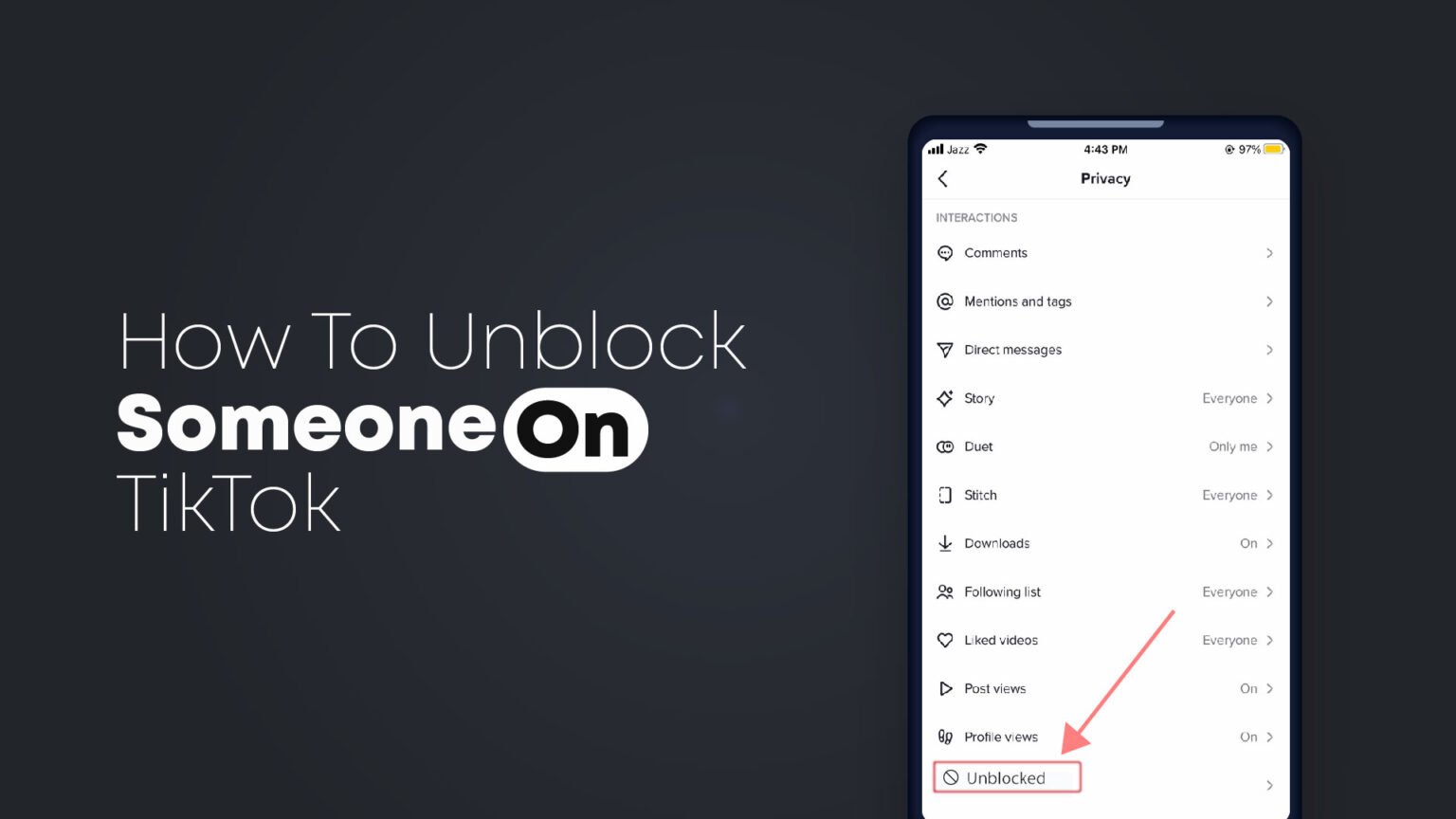 How To Unblock Someone On TikTok 05 05 1536x864 
