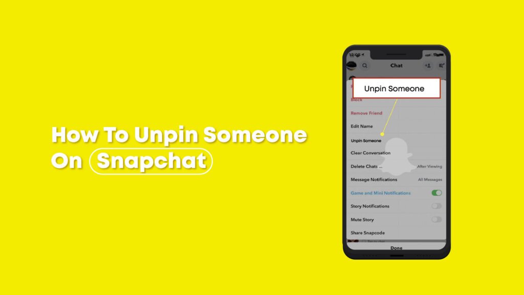How To Unpin Someone On Snapchat-
