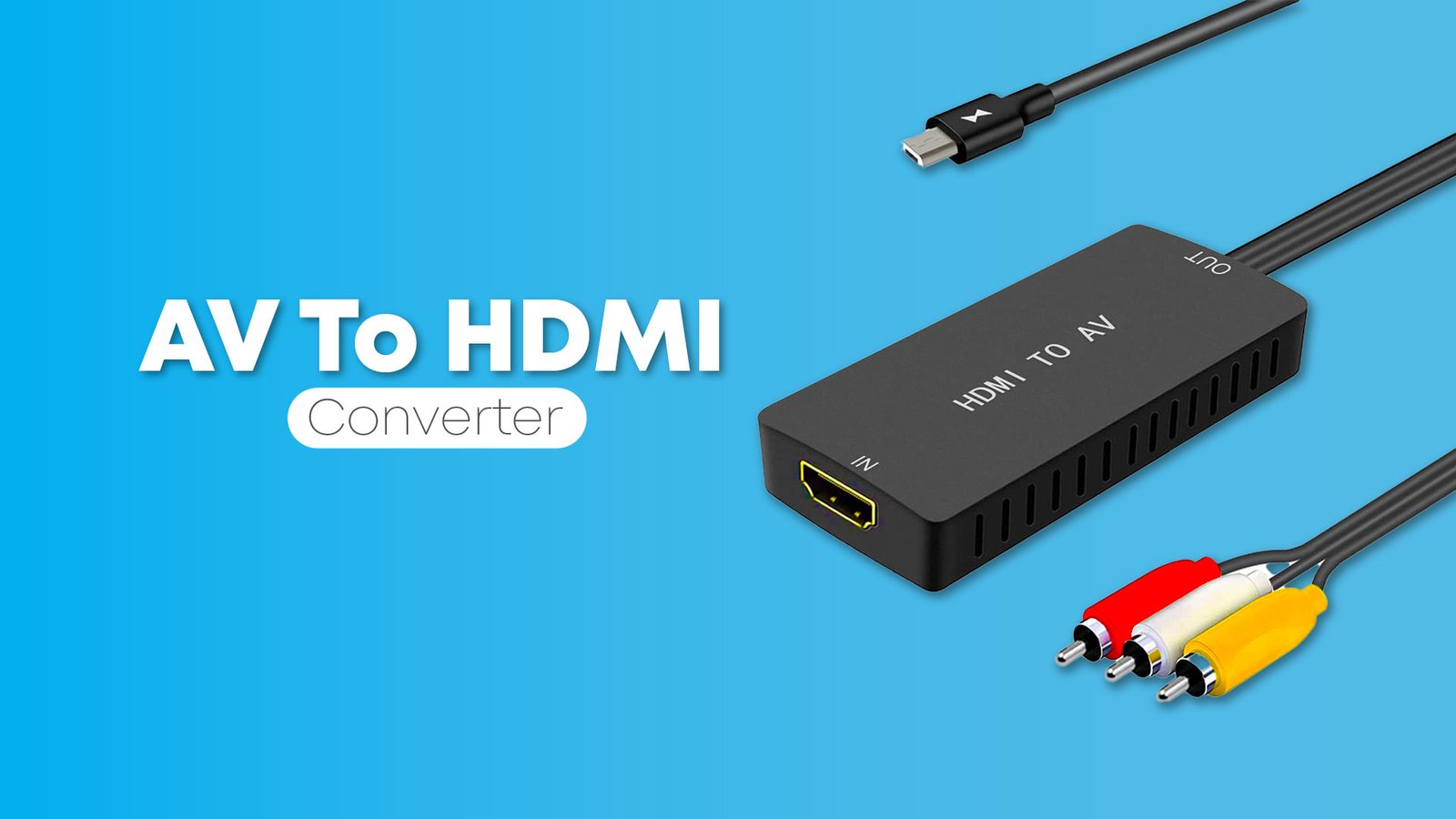 Lima kaart vergeten 10+ Best AV To HDMI Converter 2023: According To Experts