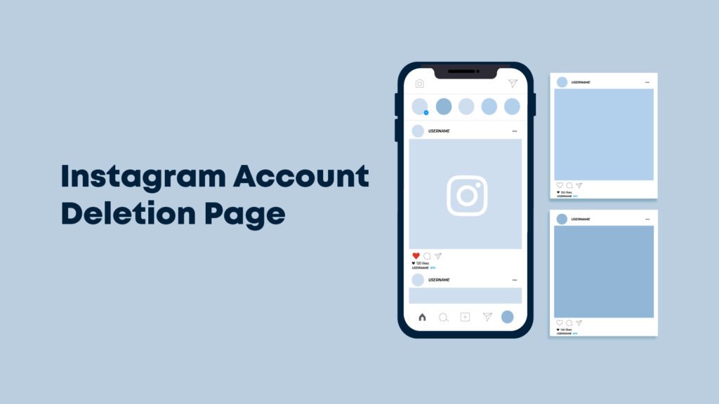Instagram Account Deletion Page