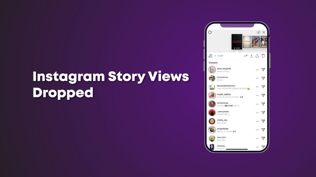 Instagram Story Views Dropped