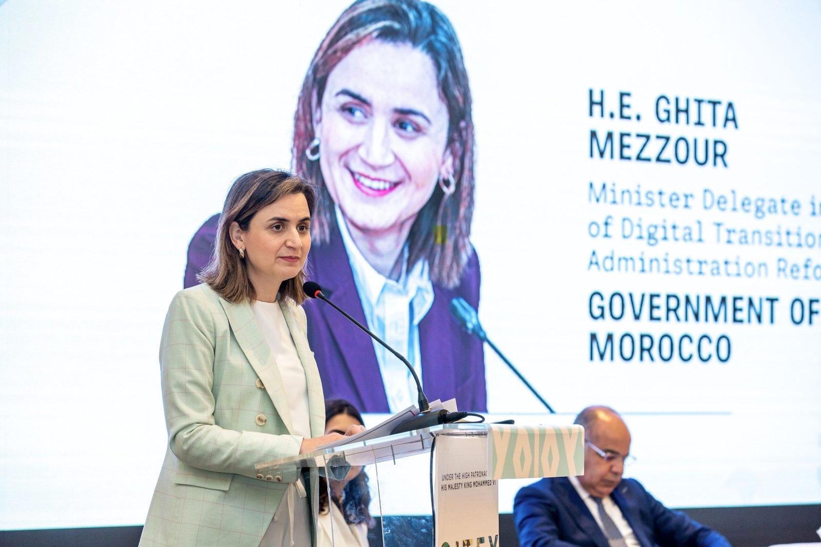 H.E Dr Ghita Mezzour, Minister of the Moroccan Ministry of Digital Transition and Administration Reform (1)