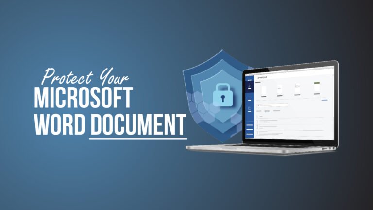 Protect Your Microsoft word document